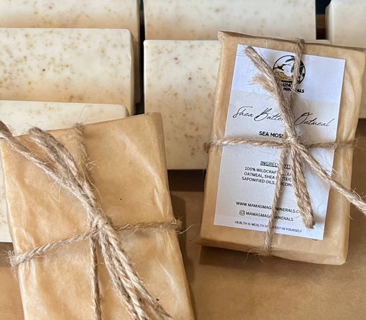 Sea Moss, Shea butter + Oatmeal Soap 85g